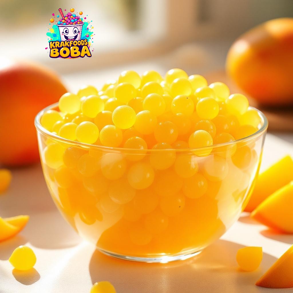 Mango Popping Boba
