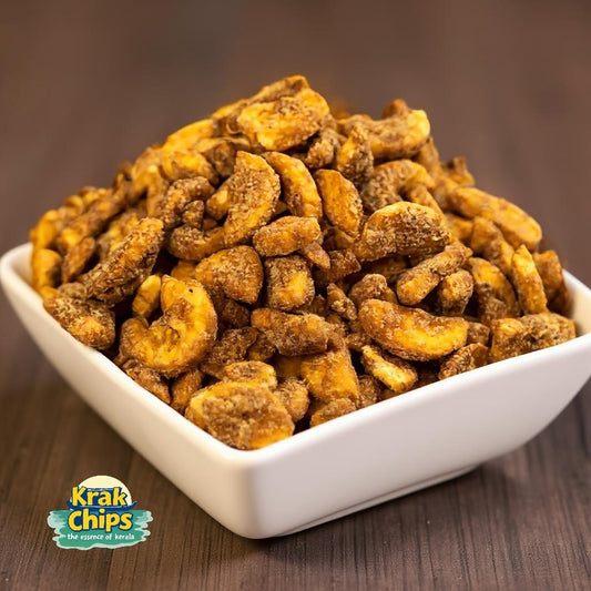 Jaggery-Coated Banana Chips (Sharkara Varatti)