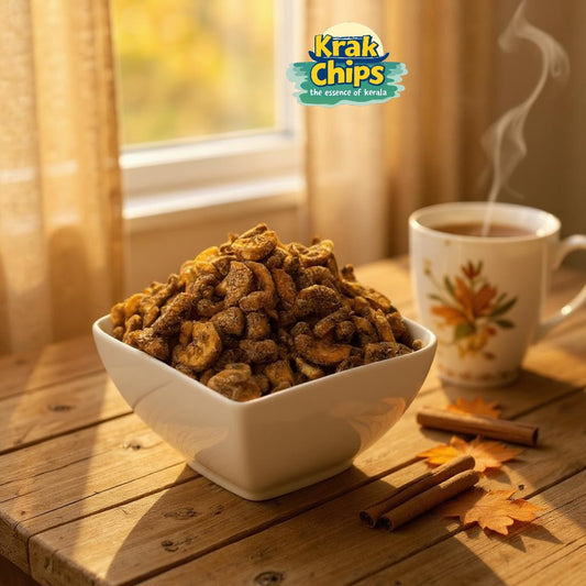 Jaggery-Coated Banana Chips (Sharkara Varatti)